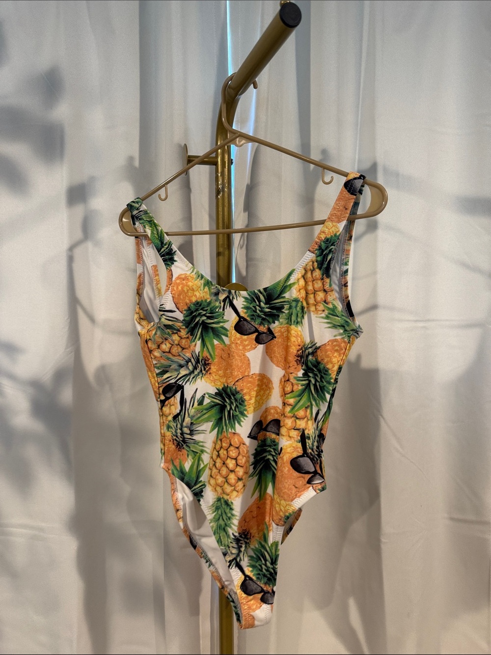 Chubbies White One Piece Pineapple Tropical Small Vacation